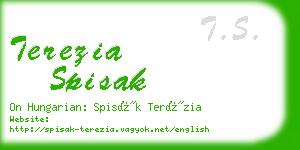 terezia spisak business card